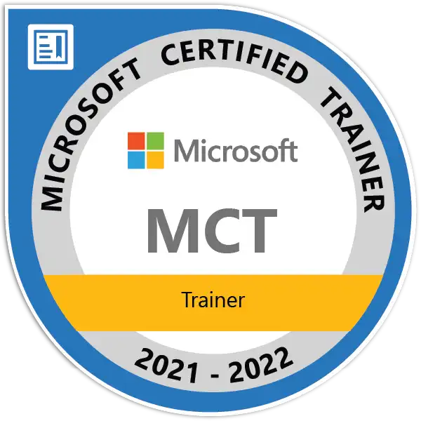Microsoft Certified Trainer 2021-2022,Many of Microsoft’s software and technologies are technically complex, and professionals may require training from knowledgeable trainers in aspects of their use. In order to make such training generally available, Microsoft has developed the Microsoft Certified Trainer (MCT) Program which grants membership to professional trainers and learning consultants who demonstrate and maintain technical and instructional expertise on Microsoft technologies and who have complied with all requirements.